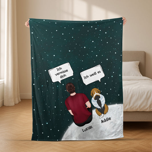 5001BGE2 ich vermisse dich kuscheldecke personalisiert_ hunde zur erinnerung 5001BTGTC