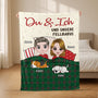 5003BGE2 du ich und unser fellbaby kuscheldecke personalisiert_ paar hunde 5003BTGTC