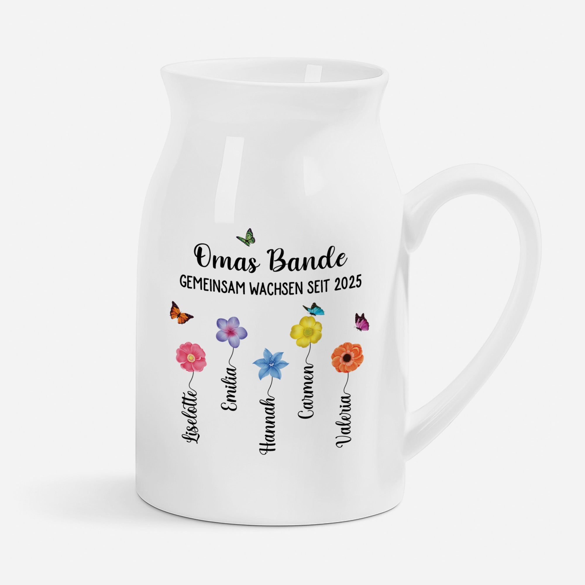5030OGE1 omas bande keramik vase personalisiert_ oma 5030OK4MA
