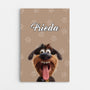 5032CGE1 hund pfoten personalisierte leinwand hund_ 5032CKK5C