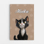 5032CGE1 katze pfoten personalisierte katze leinwand_ 5032CKK5D