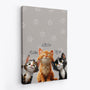 5032CGE2 katze pfoten personalisierte katze leinwand_ 5032CKK5D