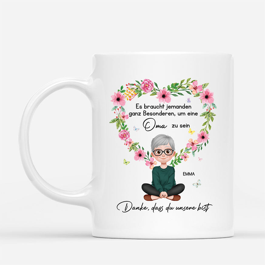 5036MGE1 danke dass du unsere bist oma tasse personalisiert_ 5036MTVAA