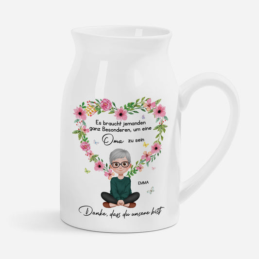5036OGE1 es braucht jemanden ganz besonderen keramik vase personalisiert_ oma 5036OTVAA