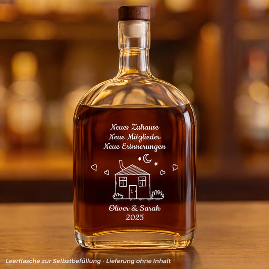 5039AGE1 neues zuhause neue mitglieder neue erinnerungen personalisierte whiskyflasche paar zum einzug 5039aitpng
