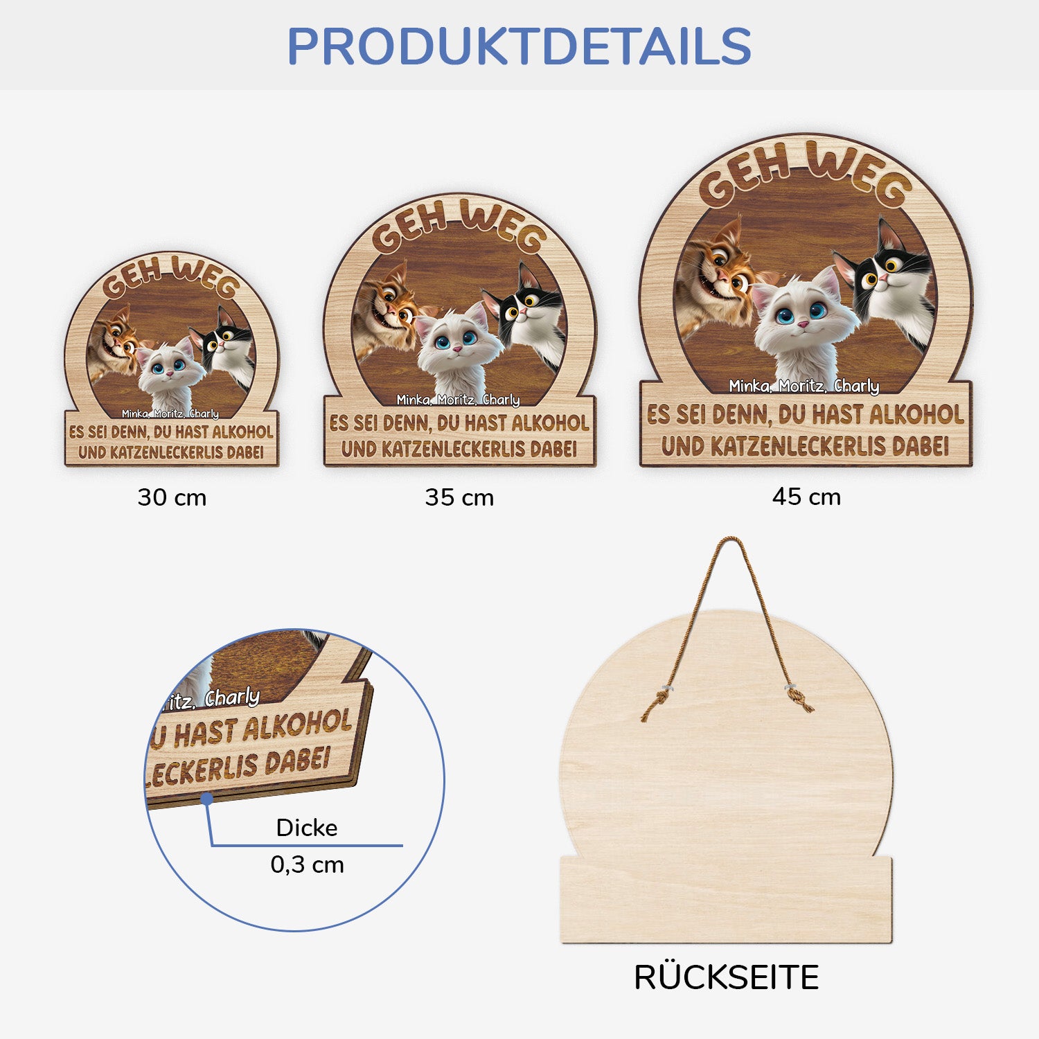 5044QGE3 lustiger spruch uber alkohol und katzenleckerlis holzschild personalisiert_ katzen 5044Q8YMD