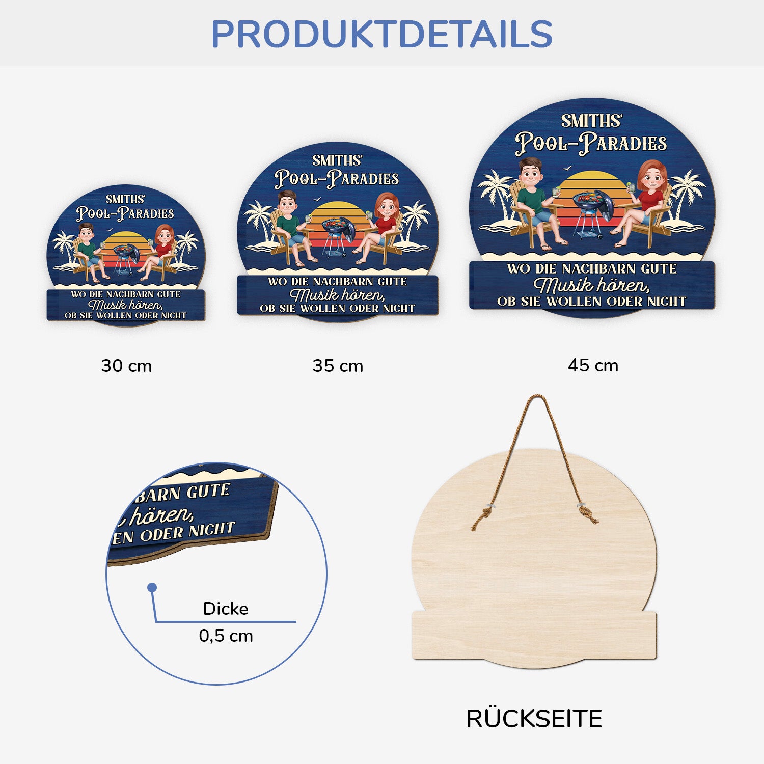 5054QGE3 holzschild fur die familie turschild holz personalisiert_ paar 5054QTLTG