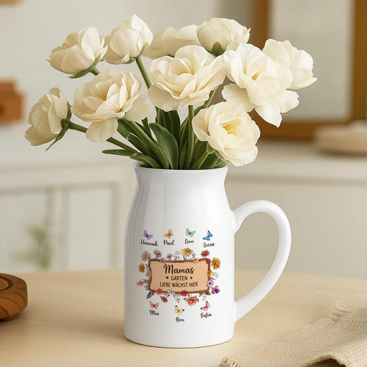 5056OGE2 omas garten liebe wachst hier keramik vase personalisiert_ oma 5056O8GAA
