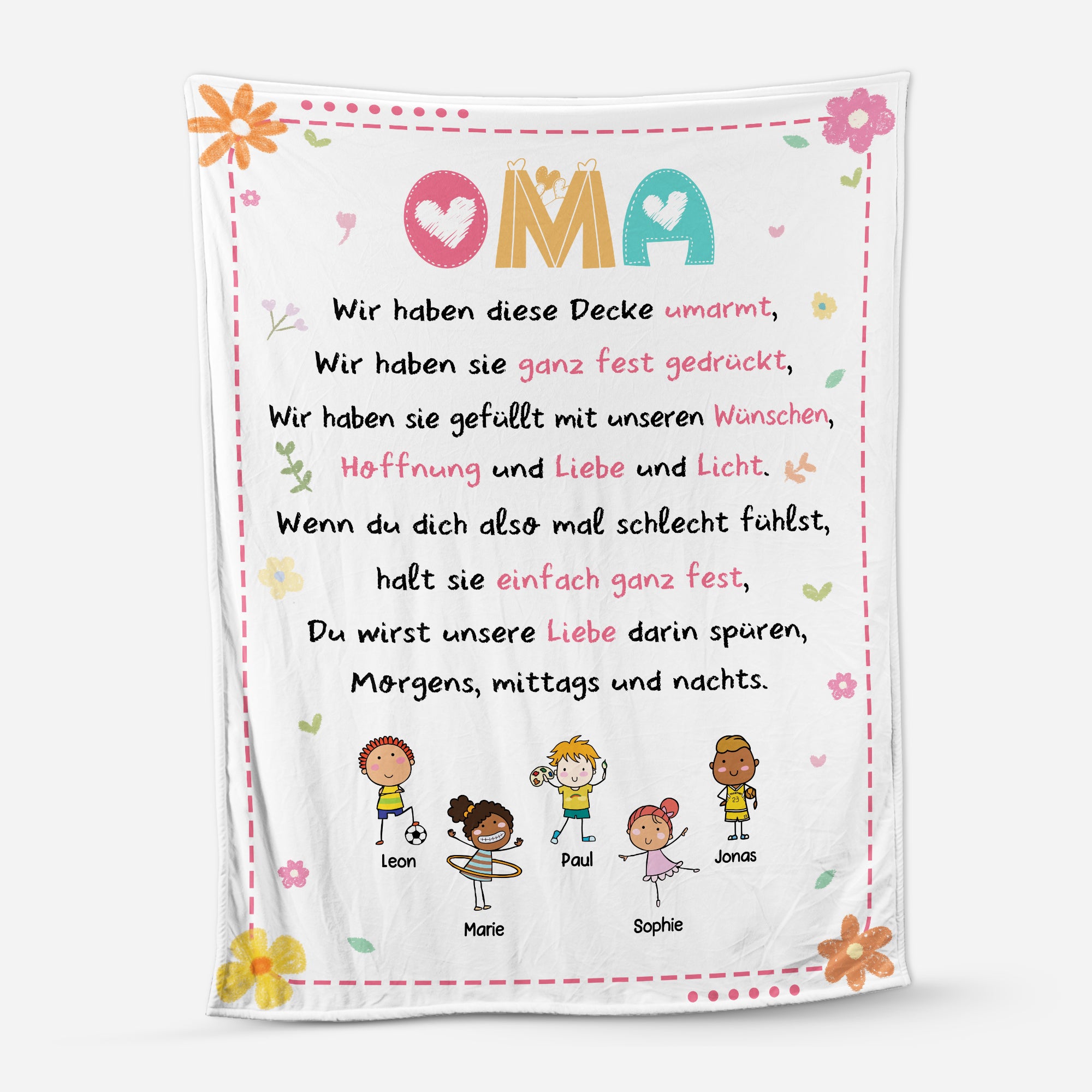 5059BGE1 omas schatze kuscheldecke personalisiert_ oma enkelkind 5059B6KNA