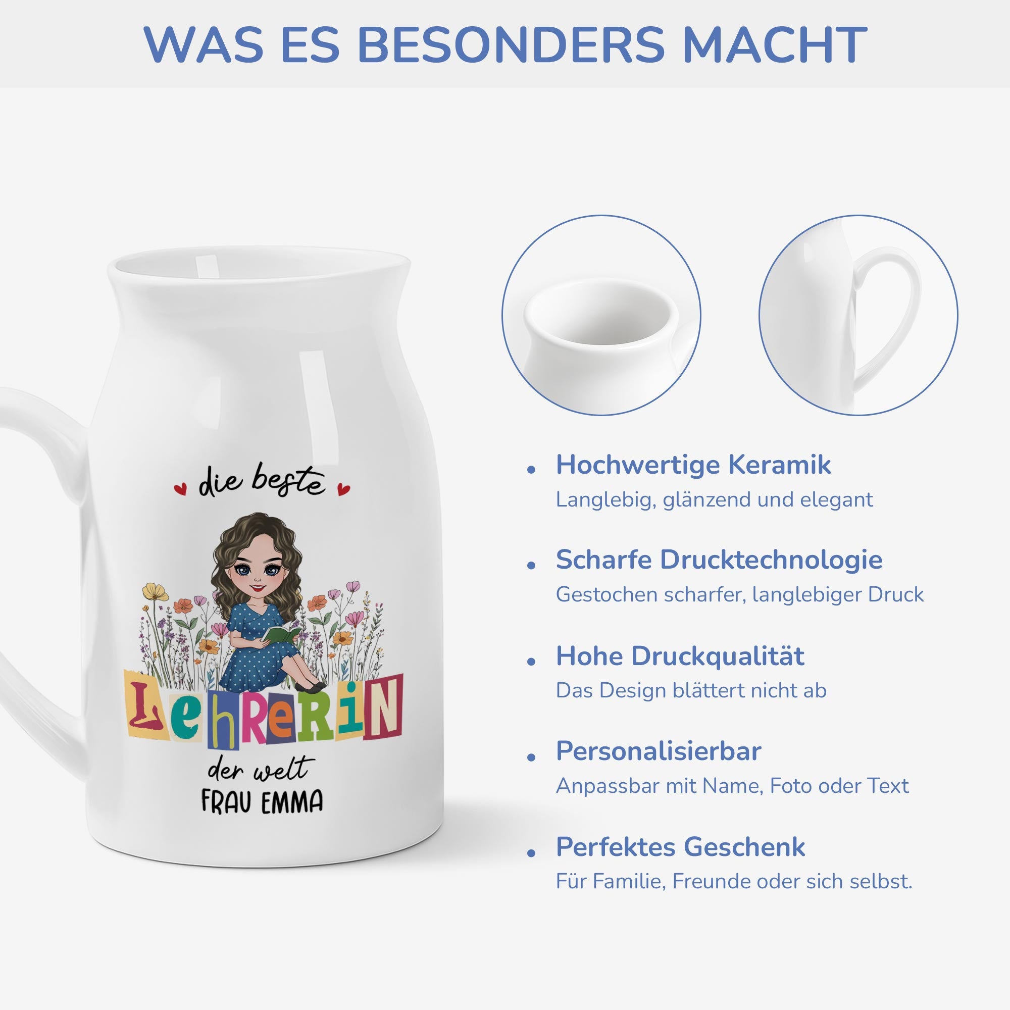 5079OGE4 die beste lehrerin der welt keramik vase personalisiert_ lehrerin 5079O6LAA