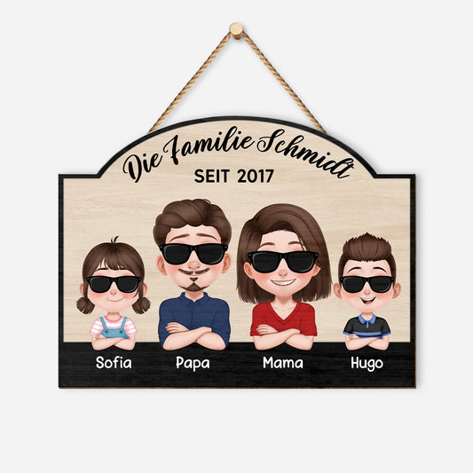 5086QGE1 die familie cartoon holzschild personalisiert_ 5086Q8GMI