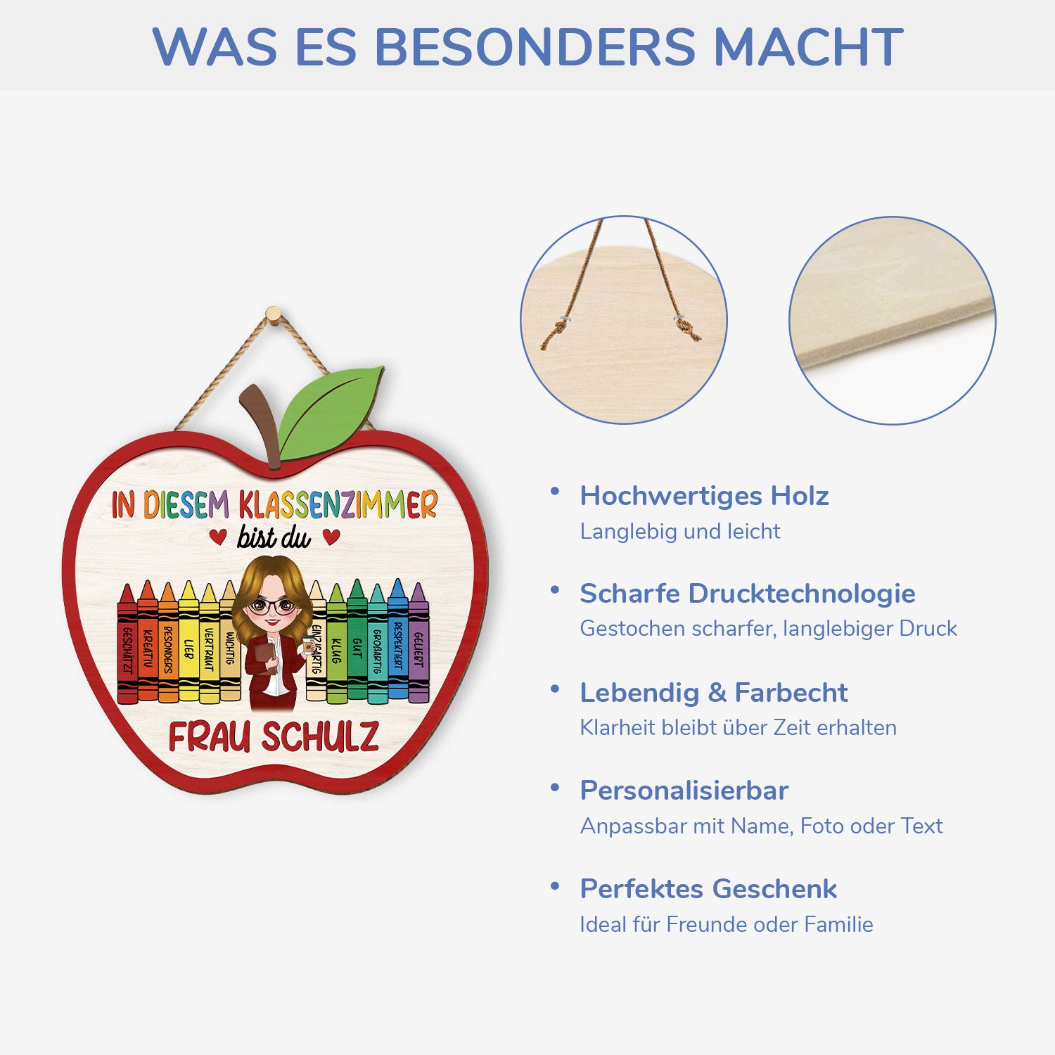 5118QGE4 in diesem klassenzimmer holzschild personalisiert lehrer lehrerin 5118Q66TA
