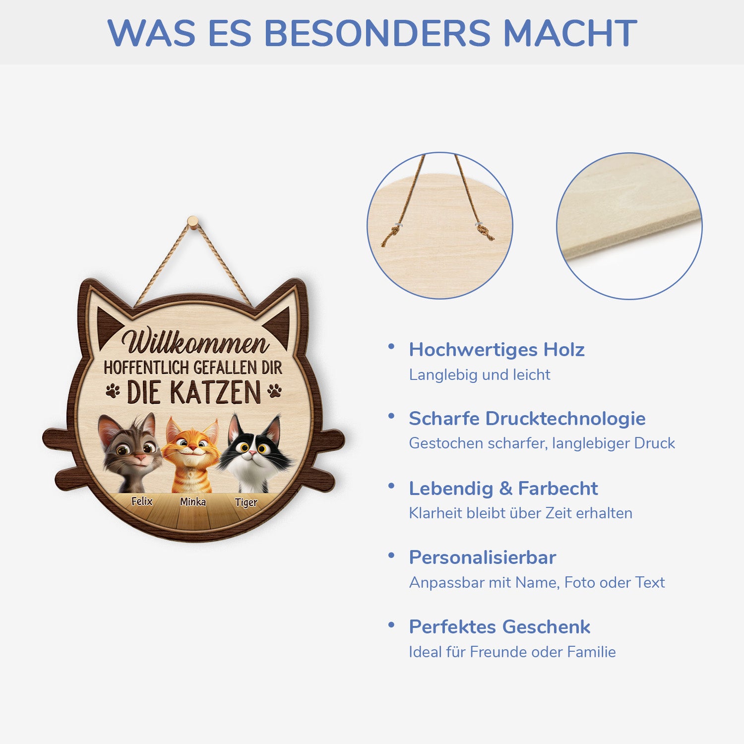 5121QGE4 willkommen hoffentlich gefallen dir die katzen holzschild personalisiert_ katzen 5121Q3YMD