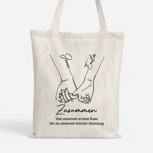 5150BGE1 vom ersten kuss bis zum letzten atemzug personalisierte einkaufstasche paar 5150btfng_c8a66ff1 6c8f 4615 8383 88969a108f72