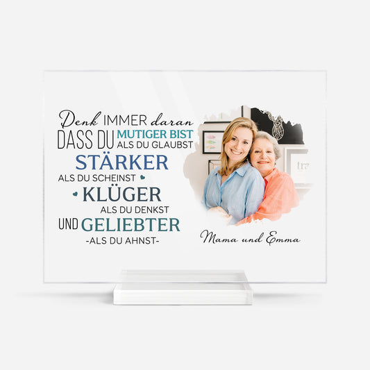 5163RGE1 du bist mehr als du glaubst personalisierte acryl plakette frau 5163R36ZA_178c9f25 0b16 4cf8 afa9 027e32dcacaa