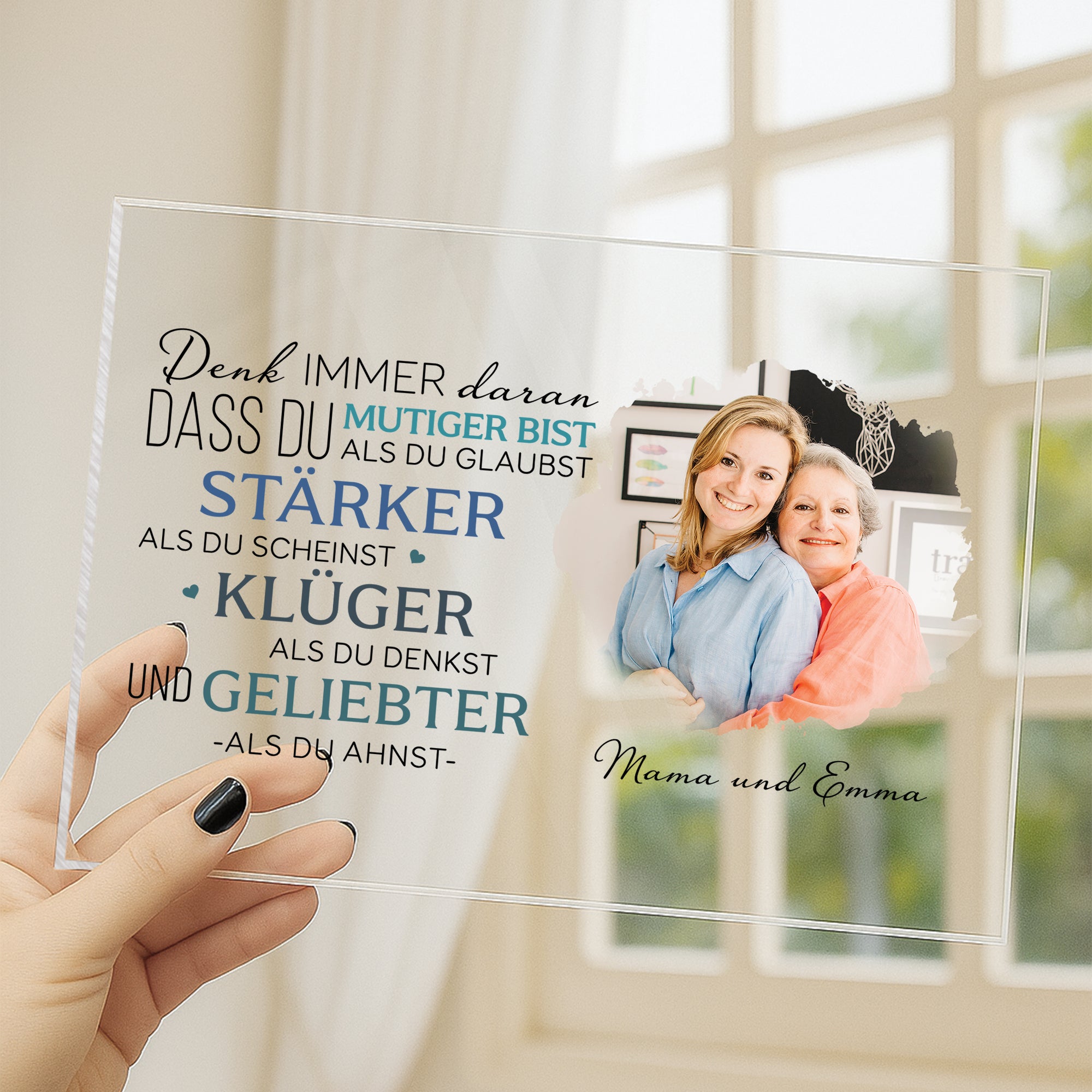 5163RGE3 du bist mehr als du glaubst personalisierte acryl plakette frau 5163R36ZA_7a6d1d6e a66a 461d 9cf8 de9e605c93dc