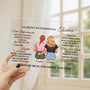 5182RGE3 an meine wundervolle tochter personalisierte acryl plakette mama 5182R6ZAA