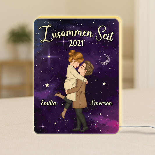 5205LGE1 zusammen personalisierte lightbox_ paar 5205L8MTG
