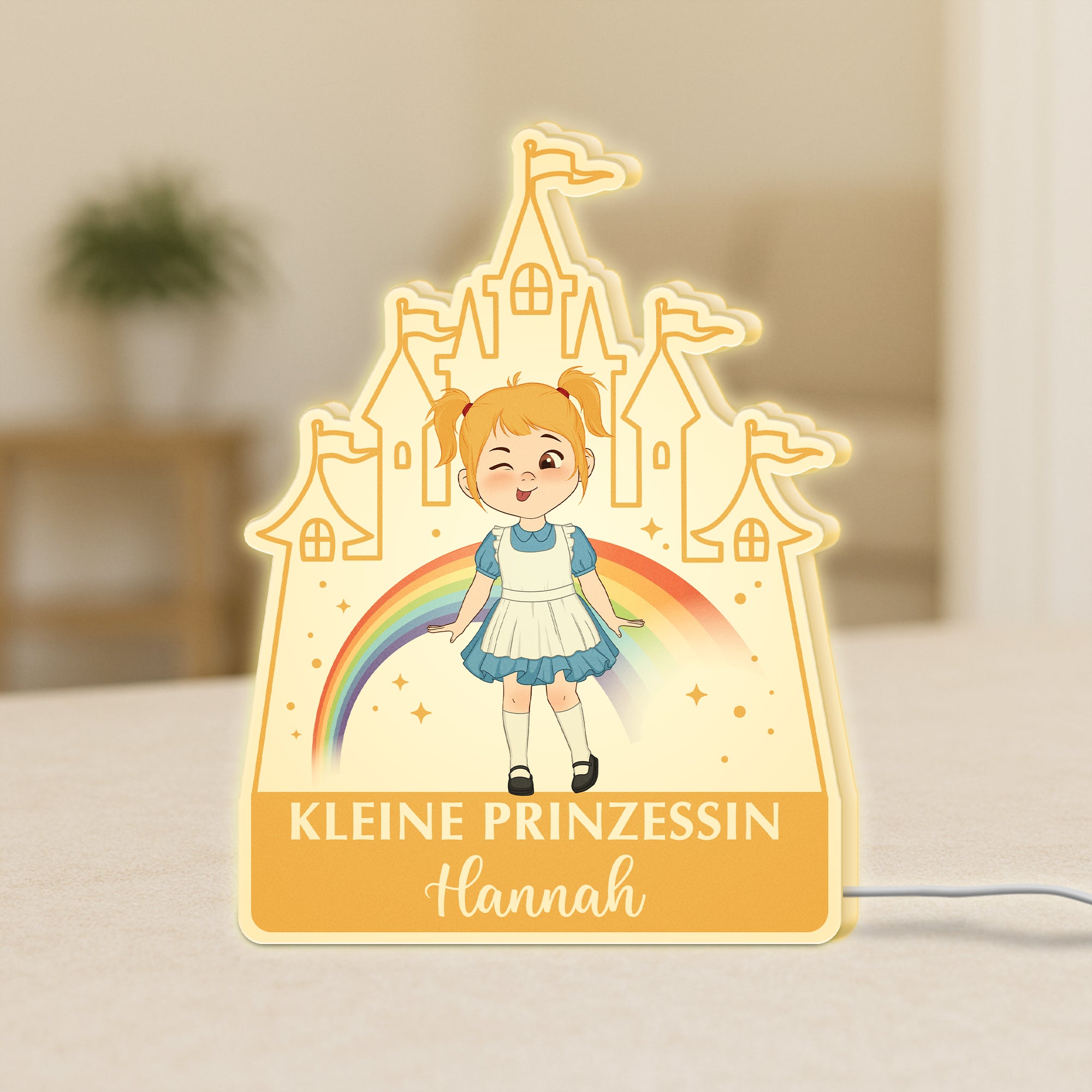 5248LGE1 kleine prinzessin personalisierte lightbox_ kinder 5248LKGZK
