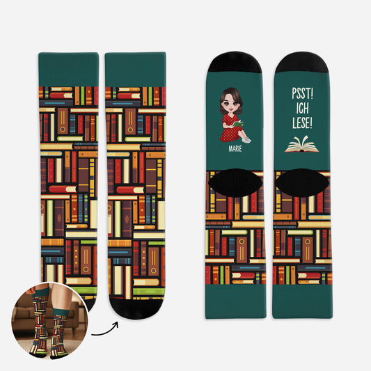 5298JGE1 psst ich lese socken personalisieren text_ leseratten_ 5298J8NNA