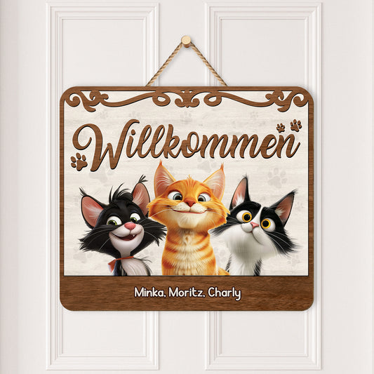 5321QGE2 willkommen holzschild personalisiert_ hunde 5321Q3YNC