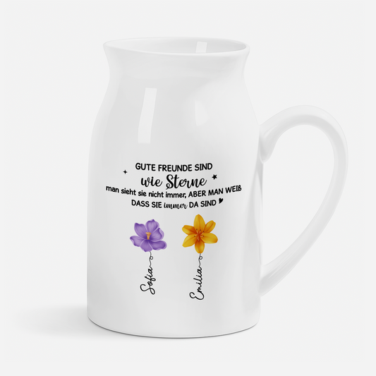 5342OGE1 freundschaft spruch kurz keramik vase personalisiert_ beste freunde 5342OKV0F