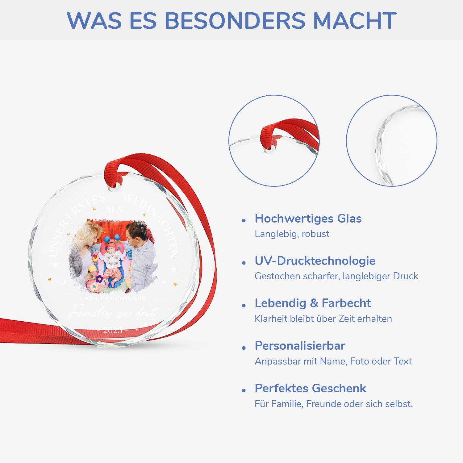 5350OGE4 unser erstes weihnachten als familie personalisierter weihnachtsschmuck_ aus glas familie mit foto 5350OKUZI