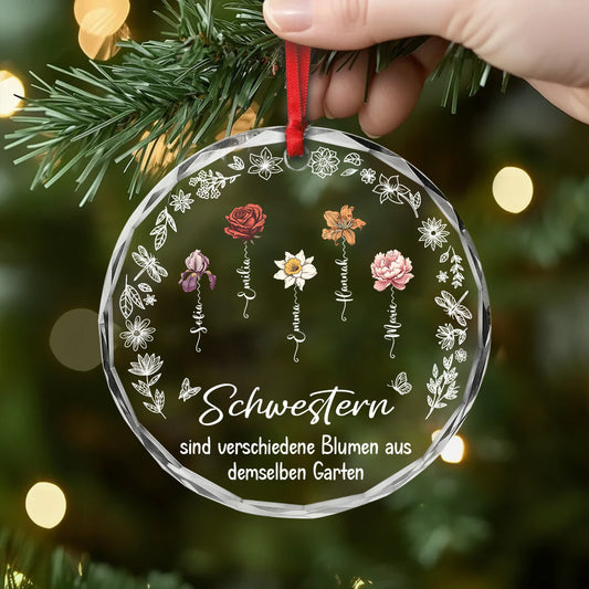 5356OGE2 schwestern sind verschiedene blumen aus demselben garten personalisierte glas ornamente geschwister 5356OTQME_4db3b81b 7d46 40d6 9c17 eeffd434cf2b