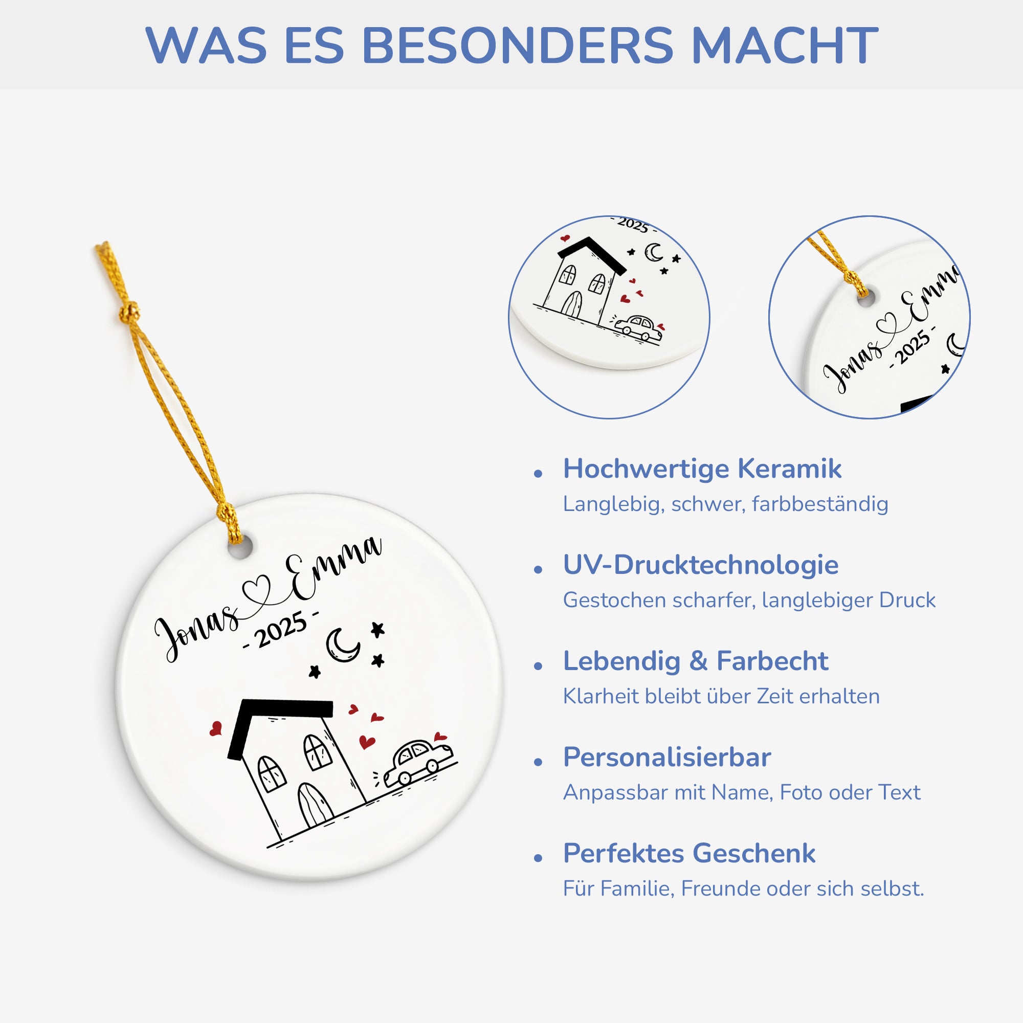 5375OGE4 zuhause personalisierte keramik ornamente familie 5375O3TNI
