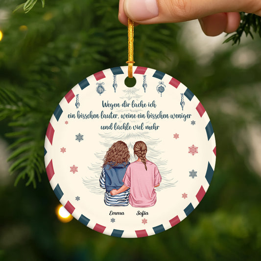 5378OGE2 freundschaft spruche_ personalisierter weihnachtsschmuck_ aus keramik beste freunde 5378OTMTF