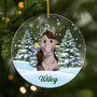 5379OGE1 pferde im schnee christbaumschmuck pferd personalisiert_ mit foto 5379OKQ5U