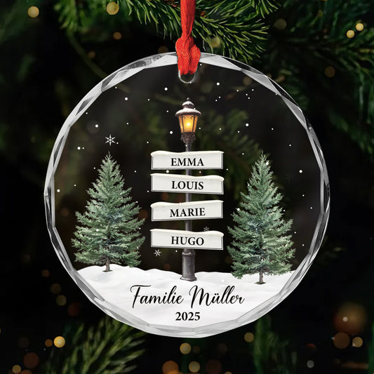 5381OGE1 die familie personalisierter weihnachtsschmuck_ aus glas familie 5381OTGZI