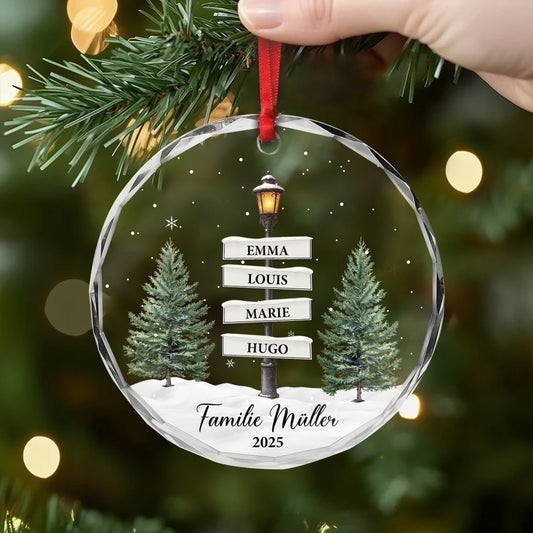 5381OGE2 die familie personalisierter weihnachtsschmuck_ aus glas familie 5381OTGZI