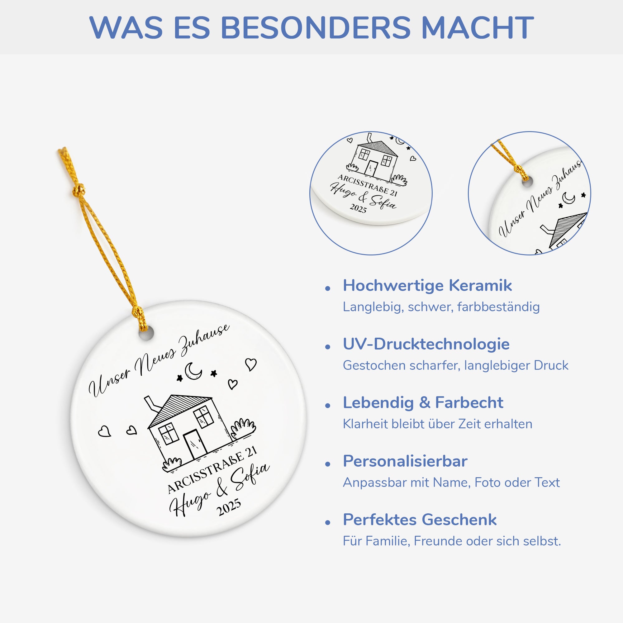 5385OGE4 die familie personalisierte keramik ornamente familie mit foto 5385OKLZI