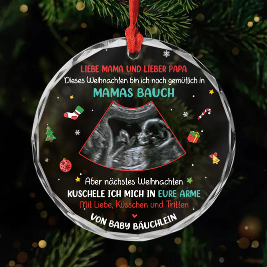 5389OGE1 mein erstes weihnachten_ personalisierter weihnachtsschmuck_ aus glas mit foto fur werdende mama und papa_ 5389O6LAA
