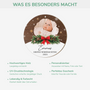 5413OGE4 erstes weihnachten personalisierte 1 schicht holz ornamente baby mit foto 5413OKT5K
