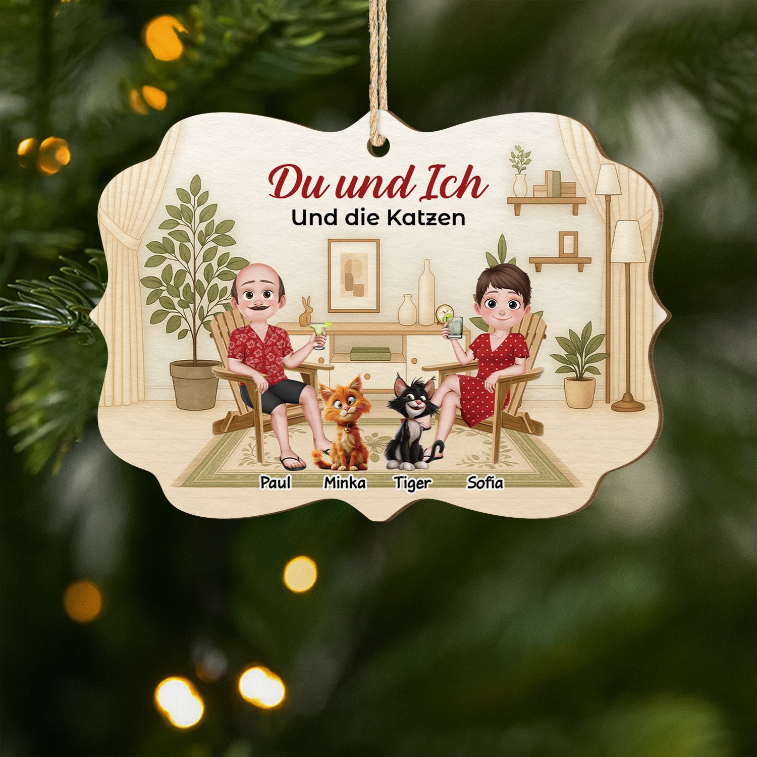 5418OGE1 du ich und die fellnasen personalisierte 1 schicht holz ornamente weihnachten paar haustier 5418O6LMG_b98835f1 2810 4498 8581 eff57f32698c