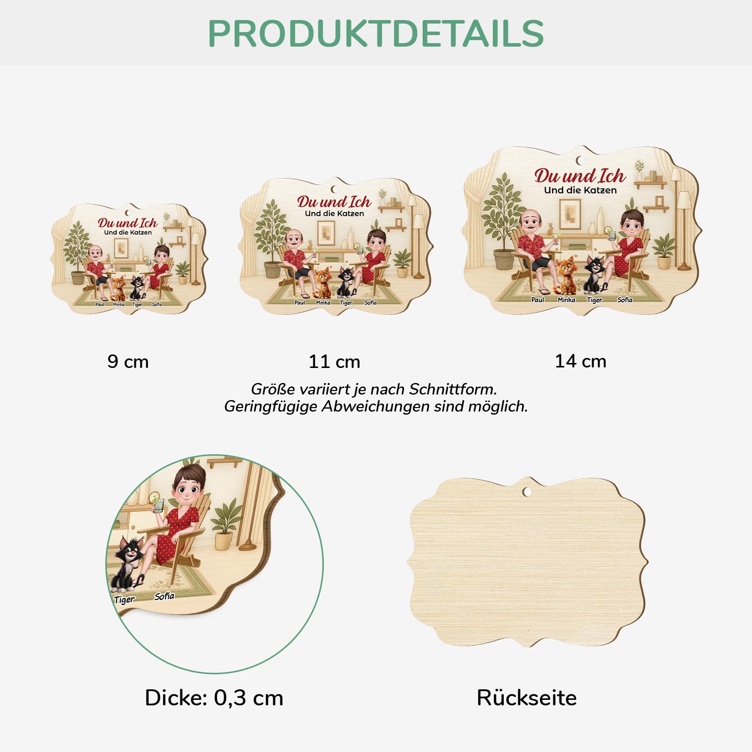 5418OGE3 du ich und die fellnasen personalisierte 1 schicht holz ornamente weihnachten paar haustier 5418O6LMG_407623a4 ad20 4044 89f2 45bc6b8642d3