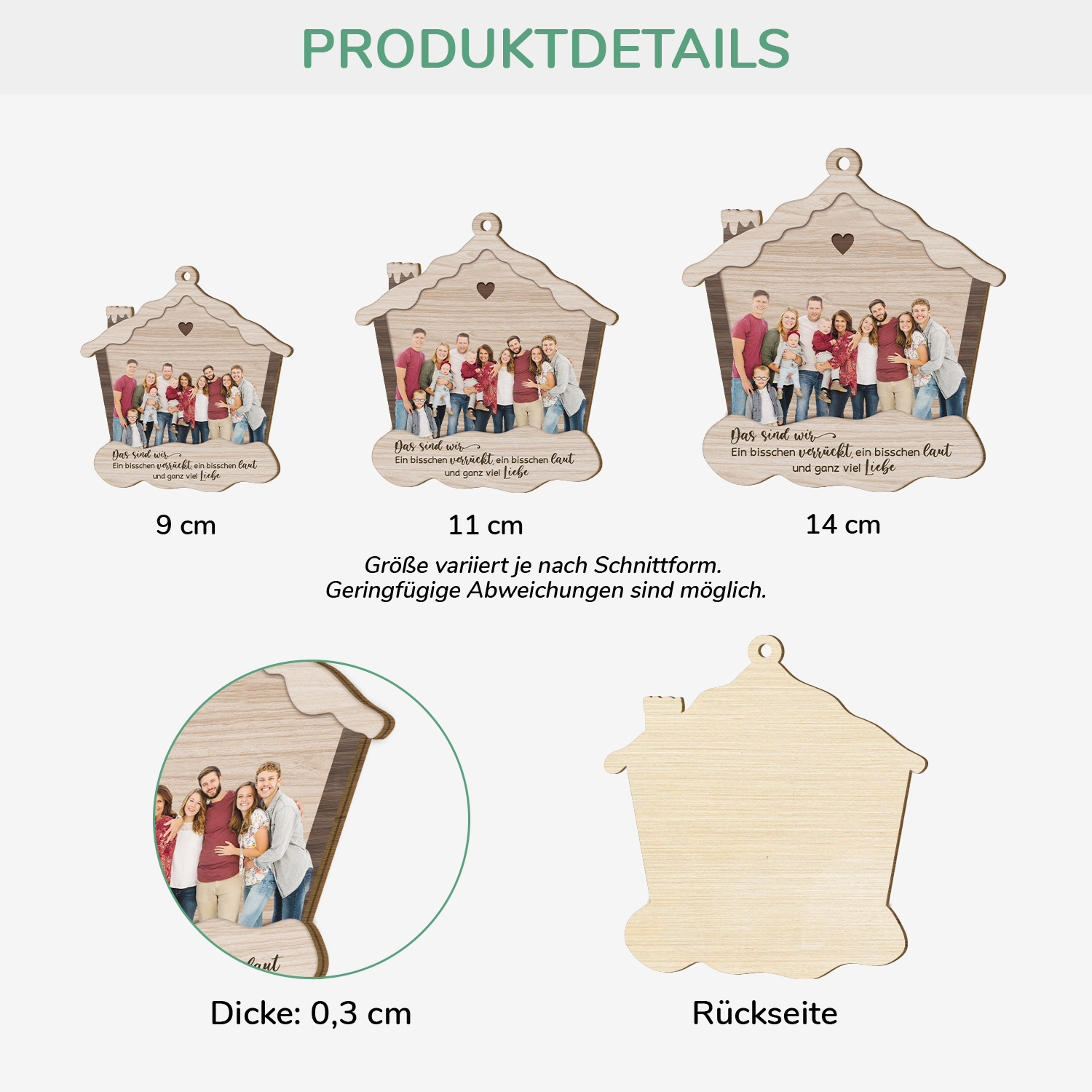 5420OGE3 die liebe in der familie ist fur immer personalisierte 1 schicht holz ornamente mit foto weihnachten 5420O6ZCI_0a4c16d1 15f7 4243 b689 62aa41e07d1d