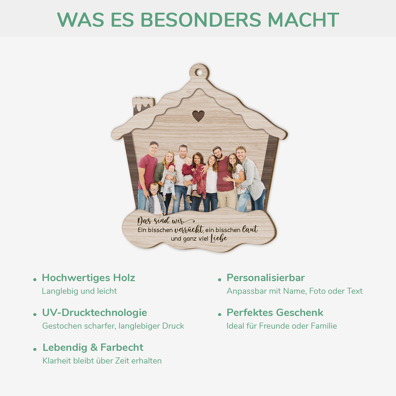 5420OGE4 die liebe in der familie ist fur immer personalisierte 1 schicht holz ornamente mit foto weihnachten 5420O6ZCI_c7cb596d 1660 4e9f 8d2f 2d473143753c