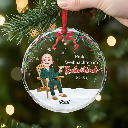 5429OGE2 erstes weihnachten im ruhestand personalisierter weihnachtsschmuck_ aus glas frauen 5429OKTMA