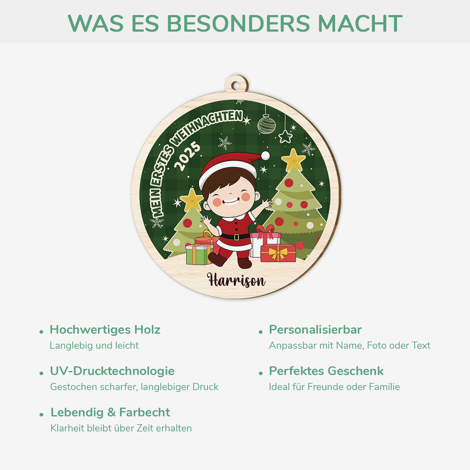 5430OGE4 mein erstes weihnachten personalisierte 1 schicht holz ornamente weihnachten baby 5430O3KQK_04c4a918 61ab 434a b596 2c178853fd73