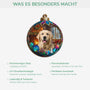 5432OGE4 hund personalisierte 2 schicht holz ornamente weihnachten mit foto_ 5432O3UAC