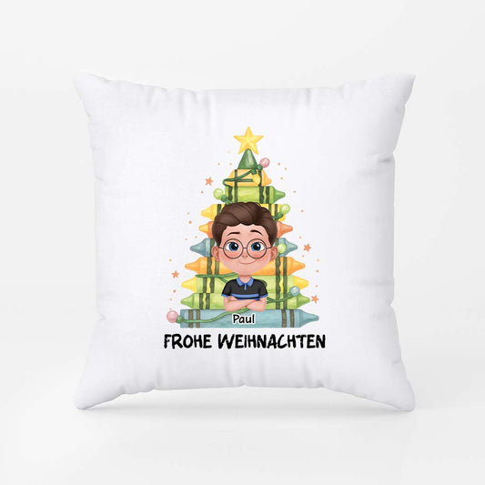 5436PGE2 frohe weihnachten kissen personalisieren_ kinder 5436PKT5K