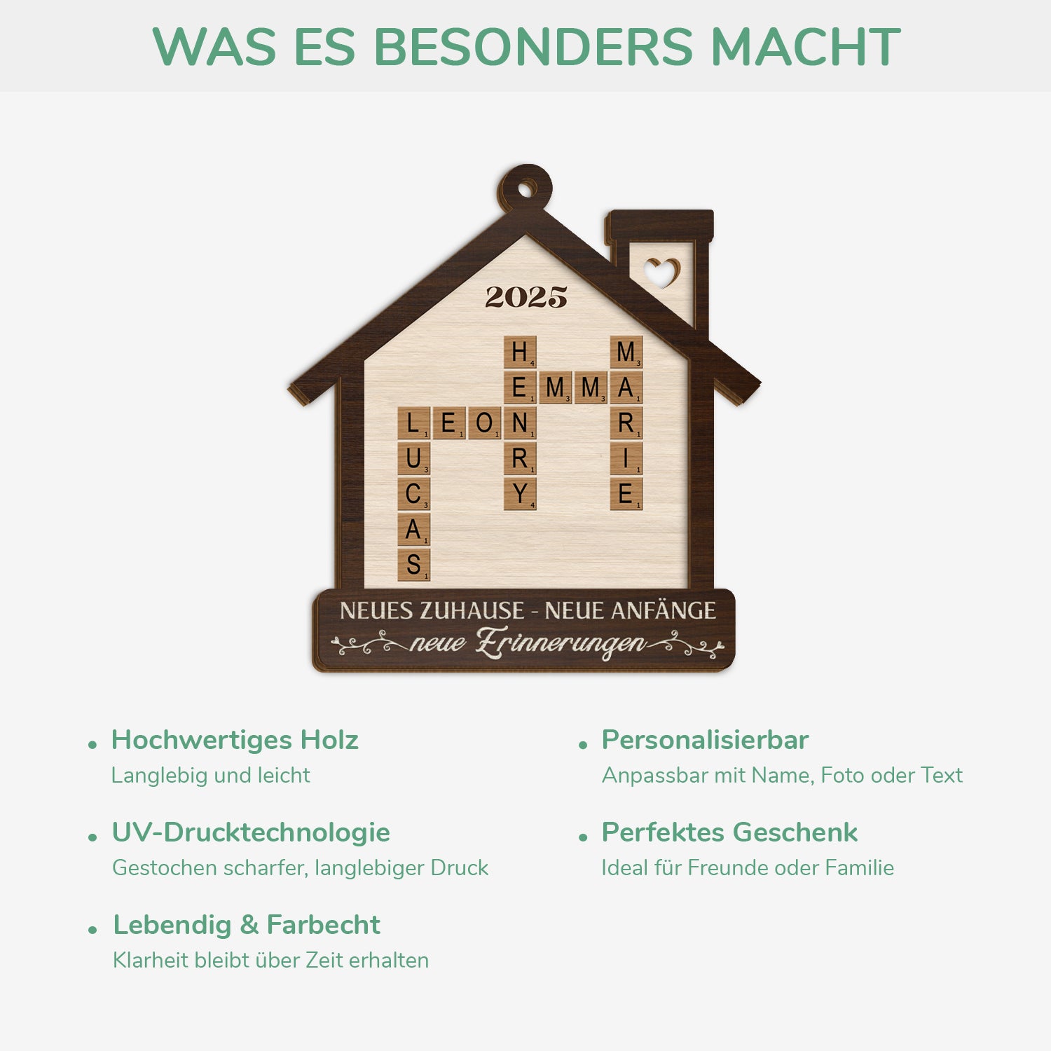 5437OGE4 unser neues zuhause personalisierte kreuzwortratsel 2 schicht holz ornamente familie 5437O3LCI