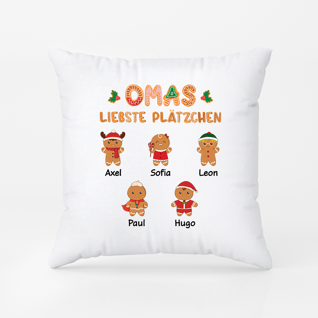 5438PGE1 omas liebste platzchen kissen oma personalisiert_ weihnachten 5438PKZ0A