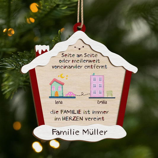 5441OGE1 frohe weihnachten von uns zu hause personalisierte 2 schicht holz ornamente weihnachten familie 5441OTVAI