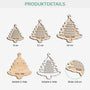 5449OGE3 familie weihnachtsbaum personalisierte 2 schicht holz ornamente weihnachten 5449O6ZMF