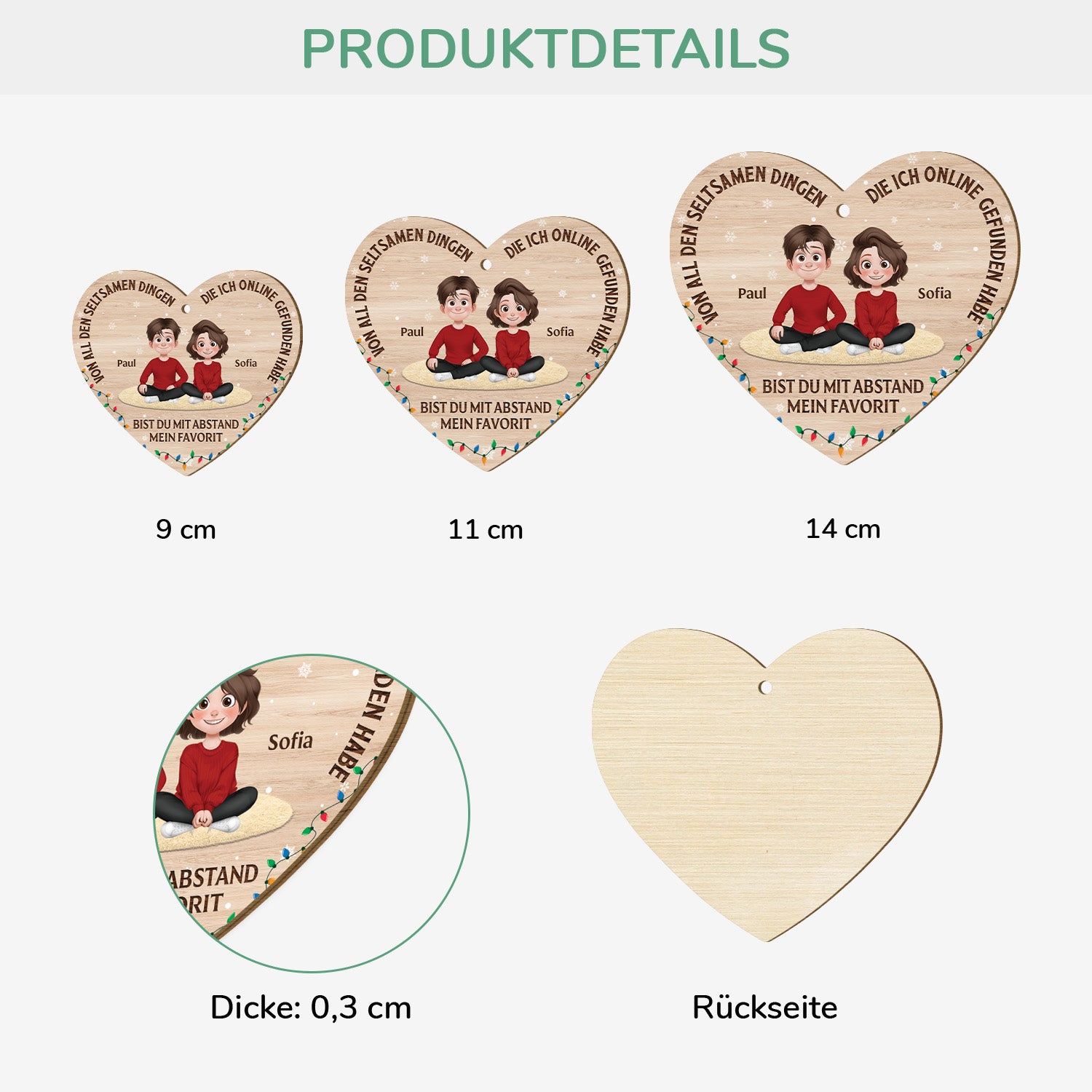 5456OGE3 von all dem seltsamen bist du mein favorit personalisierte 1 schicht holz ornamente weihnachten paar mit foto 5456OKUMG