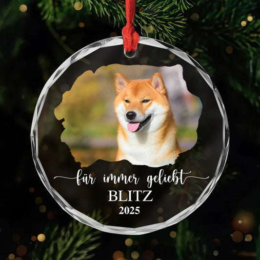 5460OGE1 fur immer geliebt personalisierte glas ornamente mit foto hund zur erinnerung 5460OKHCC_2ace09d0 3336 4098 9710 9845b63bebc4